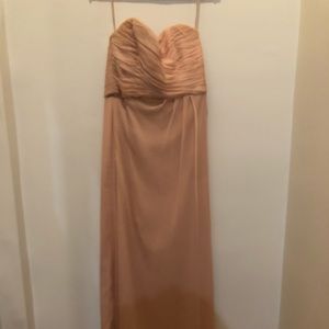 Amsale Light Pink (Blush) Bridesmaid Dress